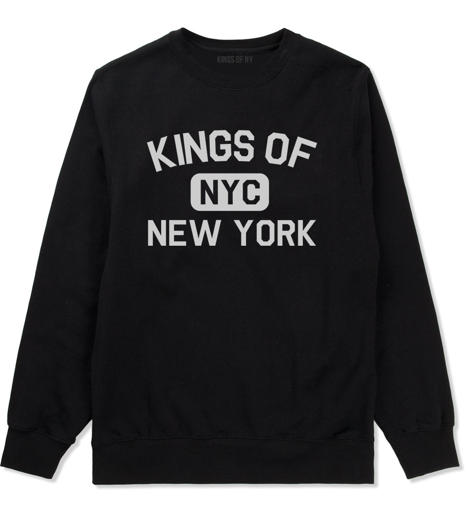 Kings Of New York Gym NYC Mens Crewneck Sweatshirt Black