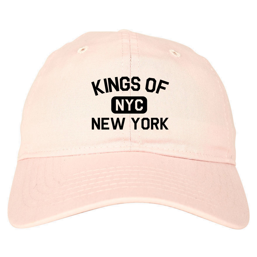 Kings Of New York Gym NYC Mens Dad Hat Pink