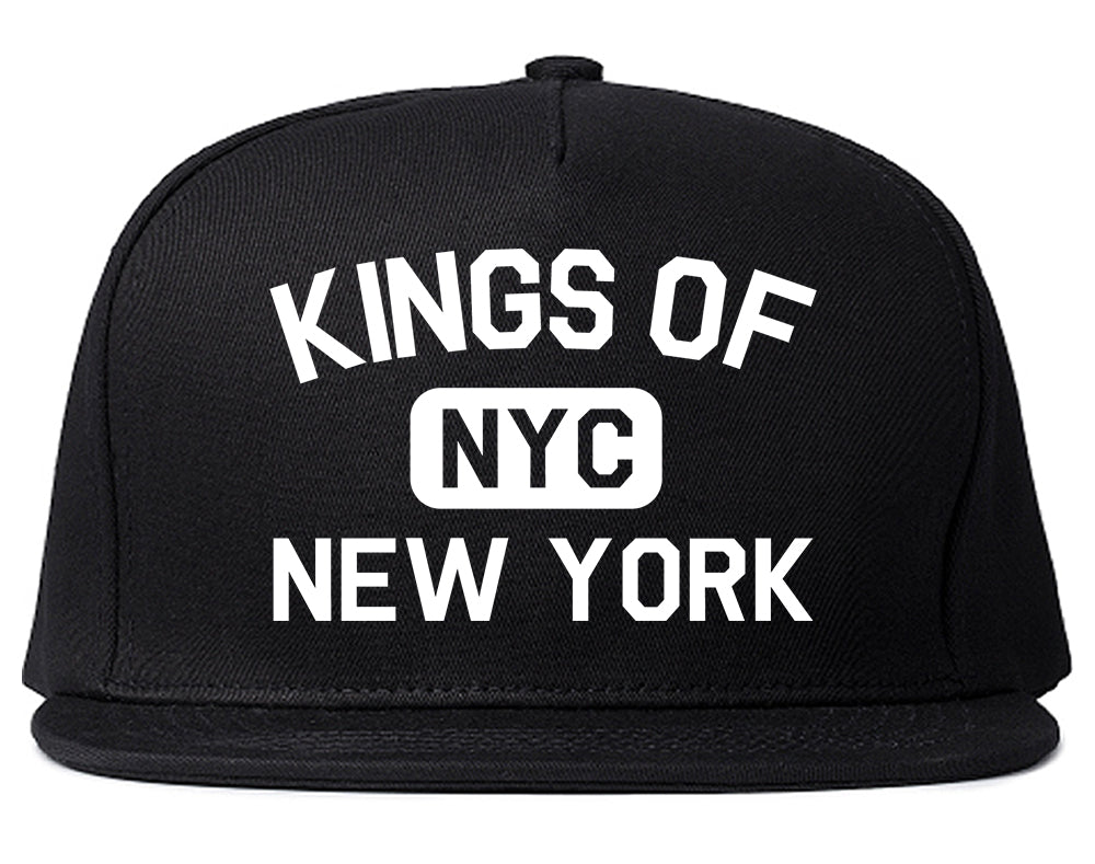 Kings Of New York Gym NYC Mens Snapback Hat Black