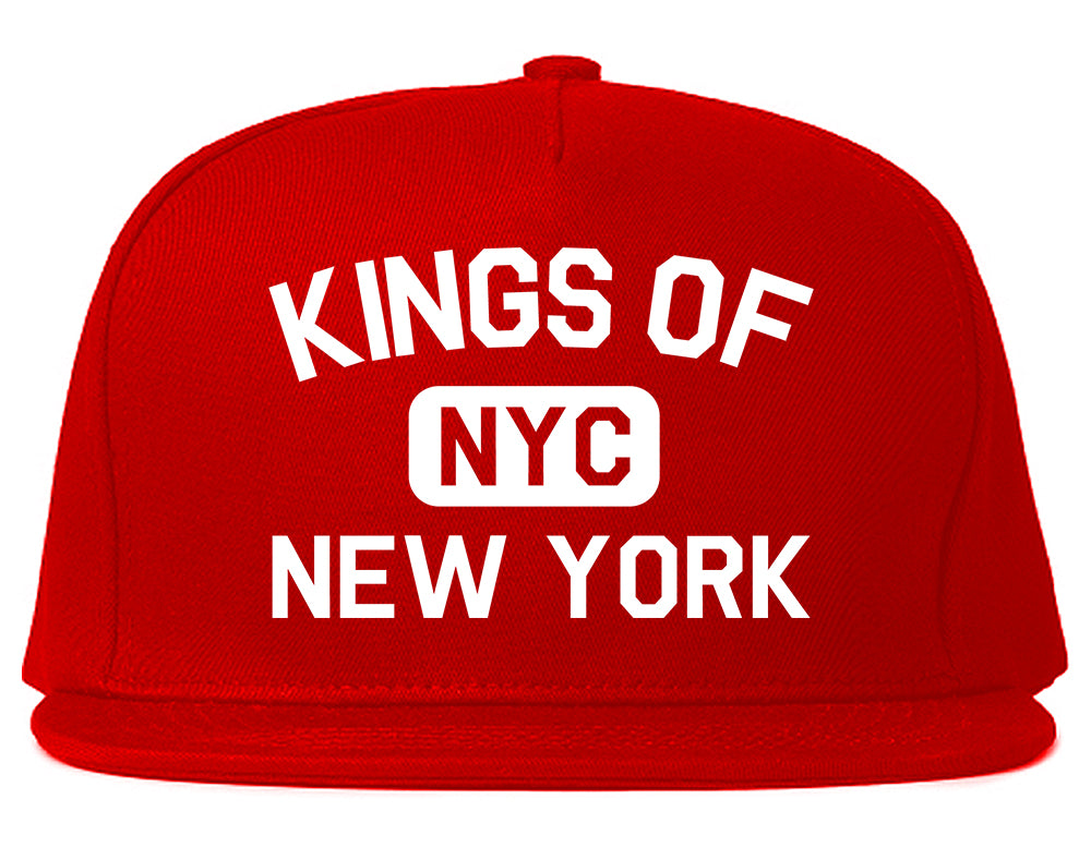 Kings Of New York Gym NYC Mens Snapback Hat Red