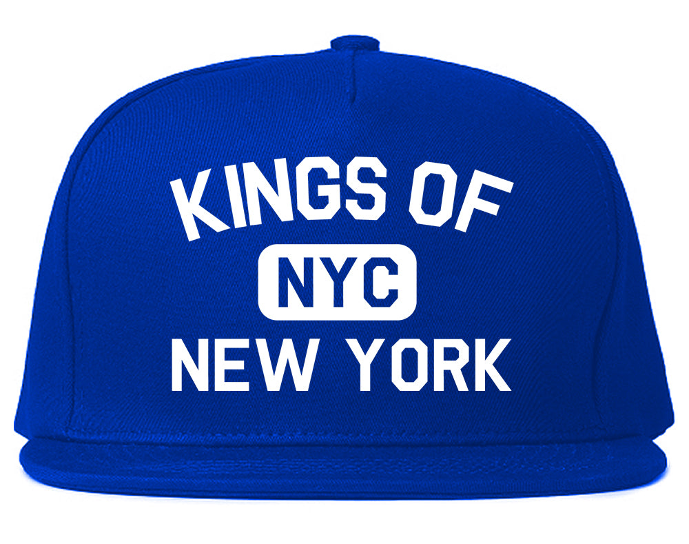 Kings Of New York Gym NYC Mens Snapback Hat Royal Blue