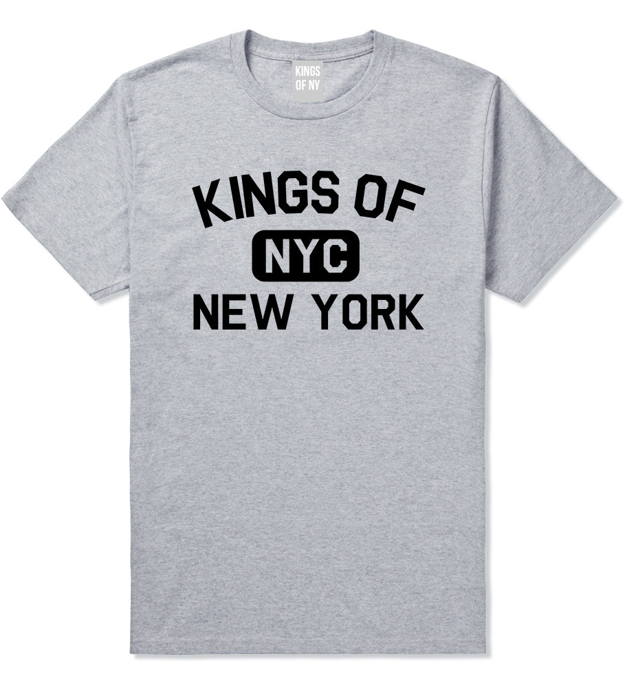 Kings Of New York Gym NYC Mens T-Shirt Grey