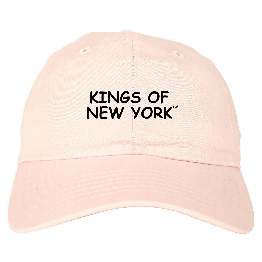 Kings Of New York TM Mens Dad Hat Pink