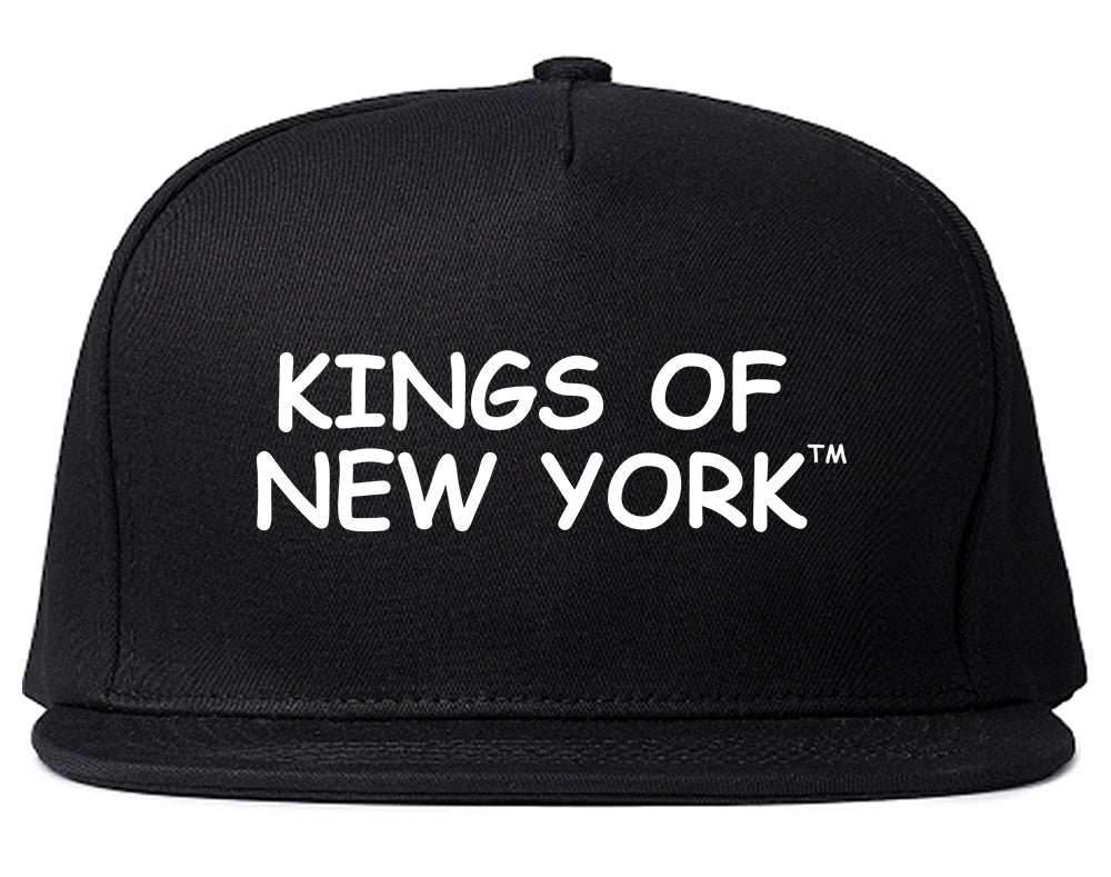 Kings Of New York TM Mens Snapback Hat Black