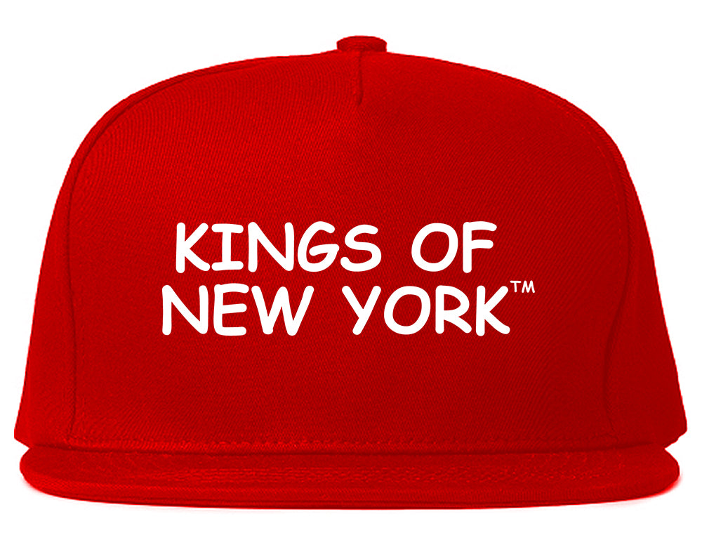 Kings Of New York TM Mens Snapback Hat Red