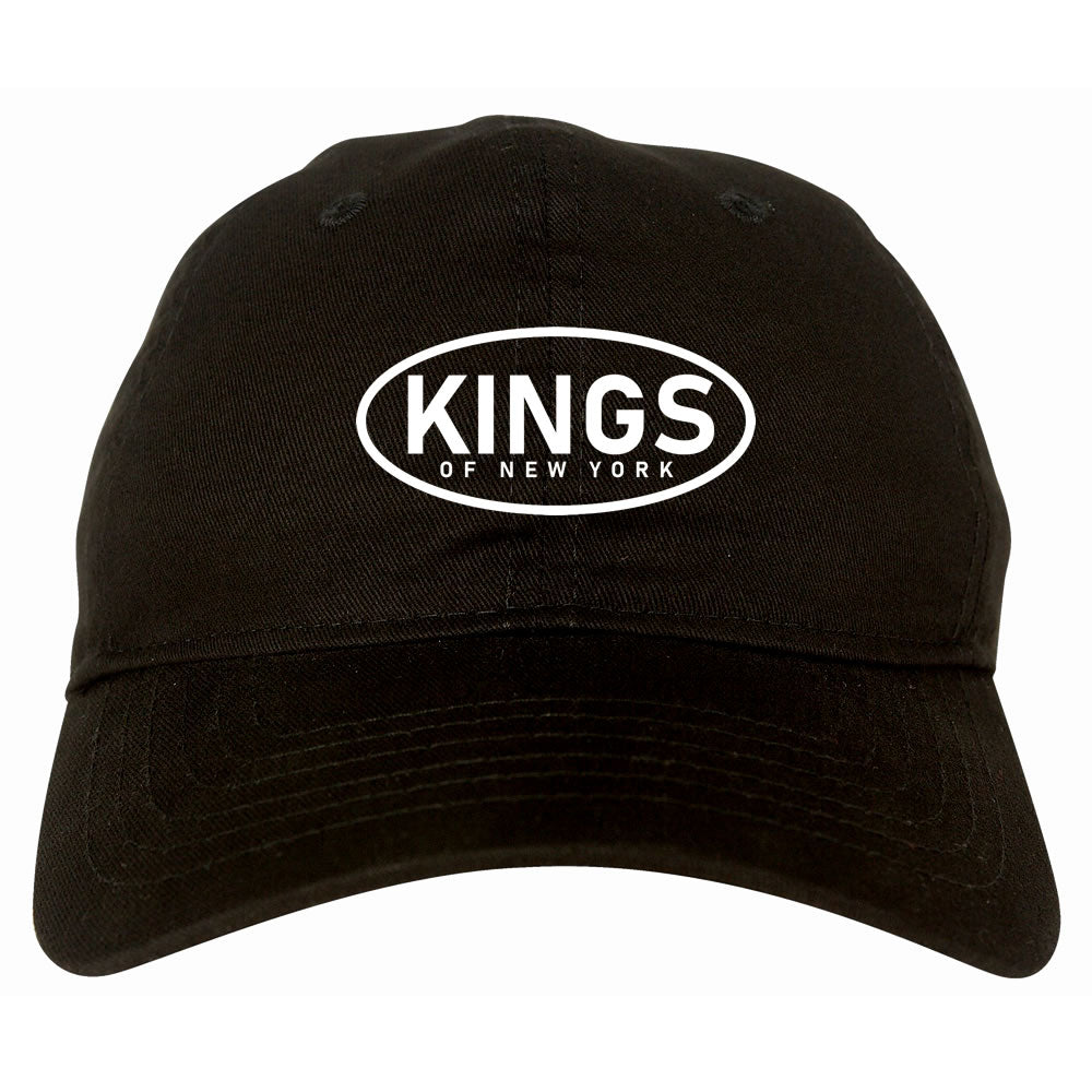 Kings Of New York Work Logo Mens Dad Hat Baseball Cap Black