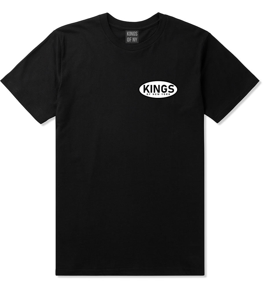 Kings Of New York Work Logo Mens T-Shirt Black