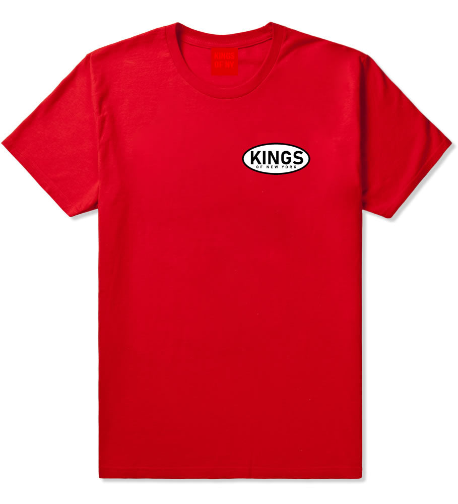 Kings Of New York Work Logo Mens T-Shirt Red