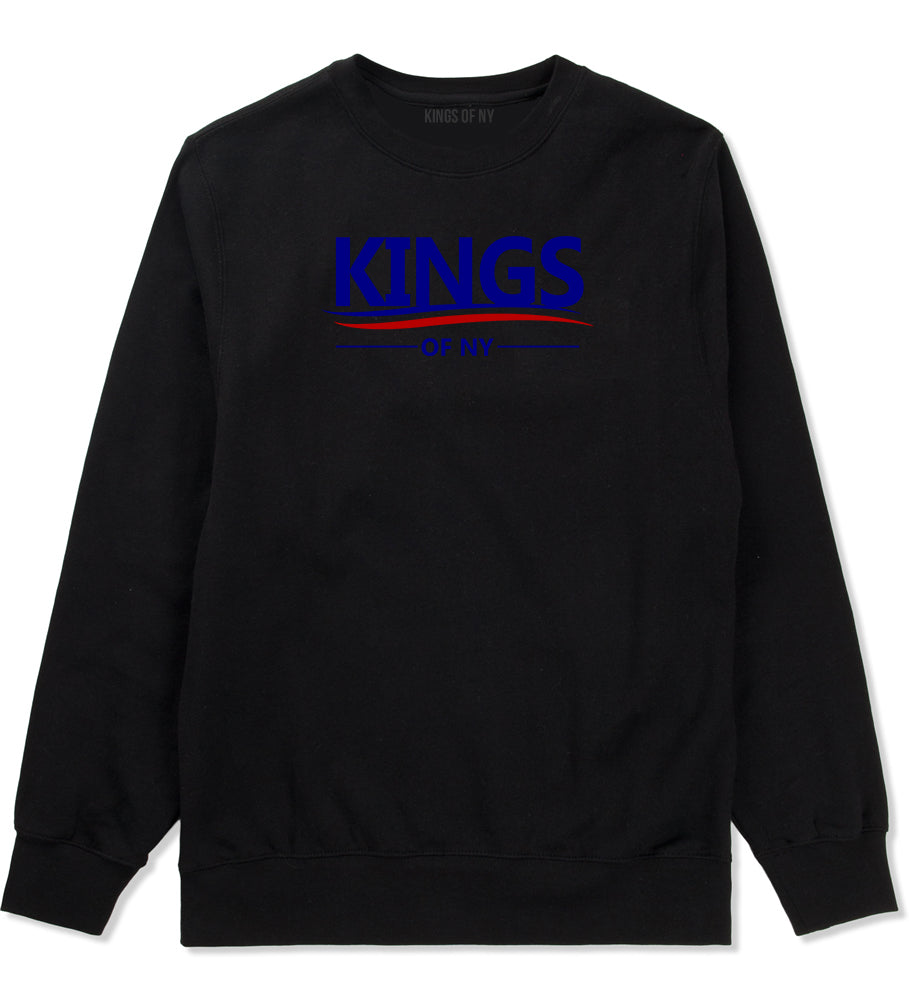 Kings Of NY Campaign Logo Crewneck Sweatshirt in Black