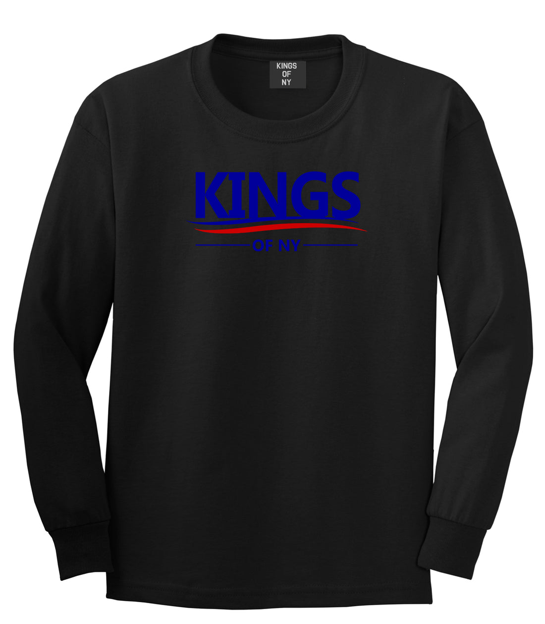Kings Of NY Campaign Logo Long Sleeve T-Shirt in Black