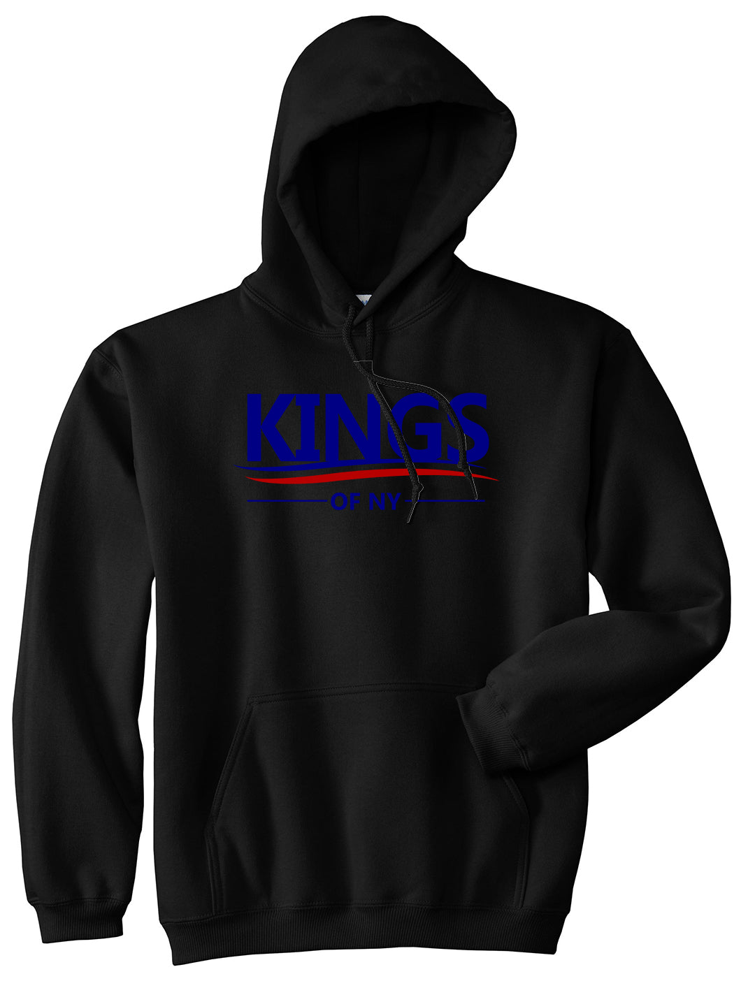 Kings Of NY Campaign Logo Pullover Hoodie in Black