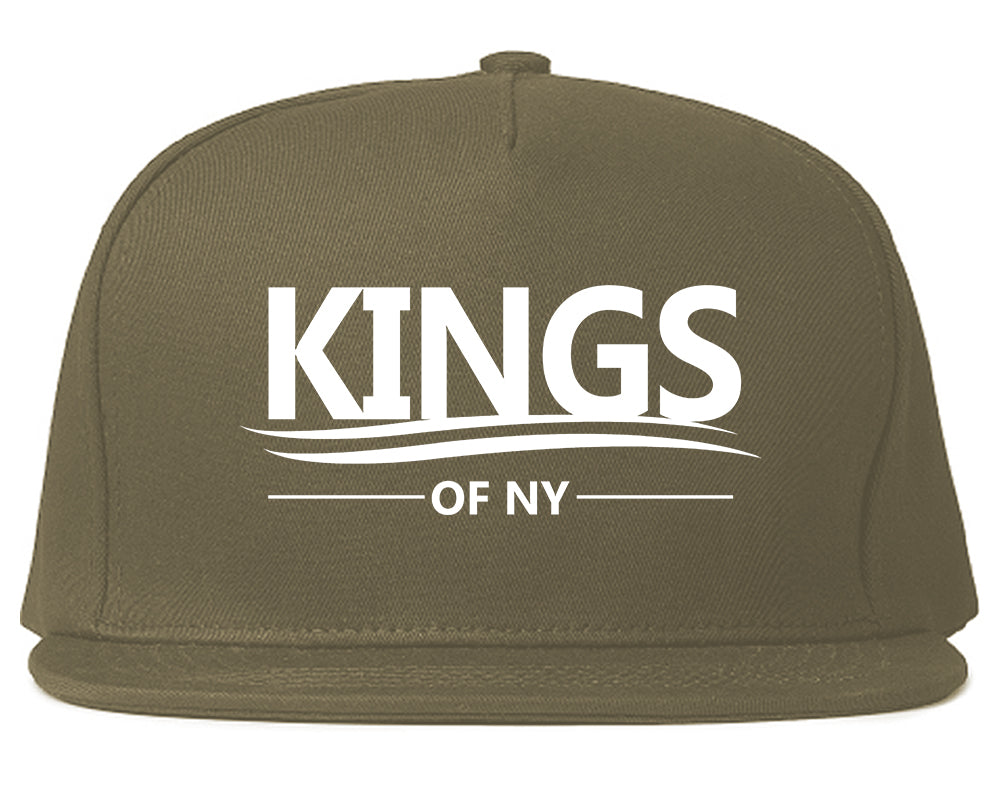 Kings Of NY Campaign Logo Grey Snapback Hat