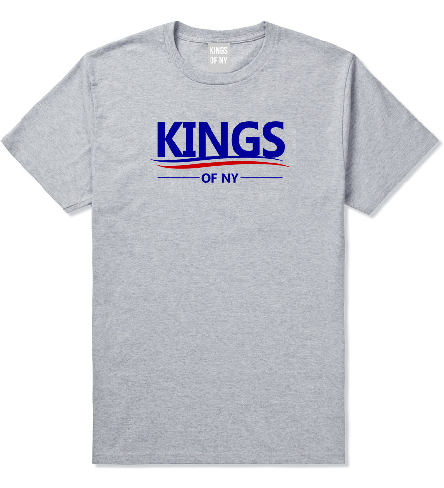 Kings Of NY Campaign Logo T-Shirt in Grey