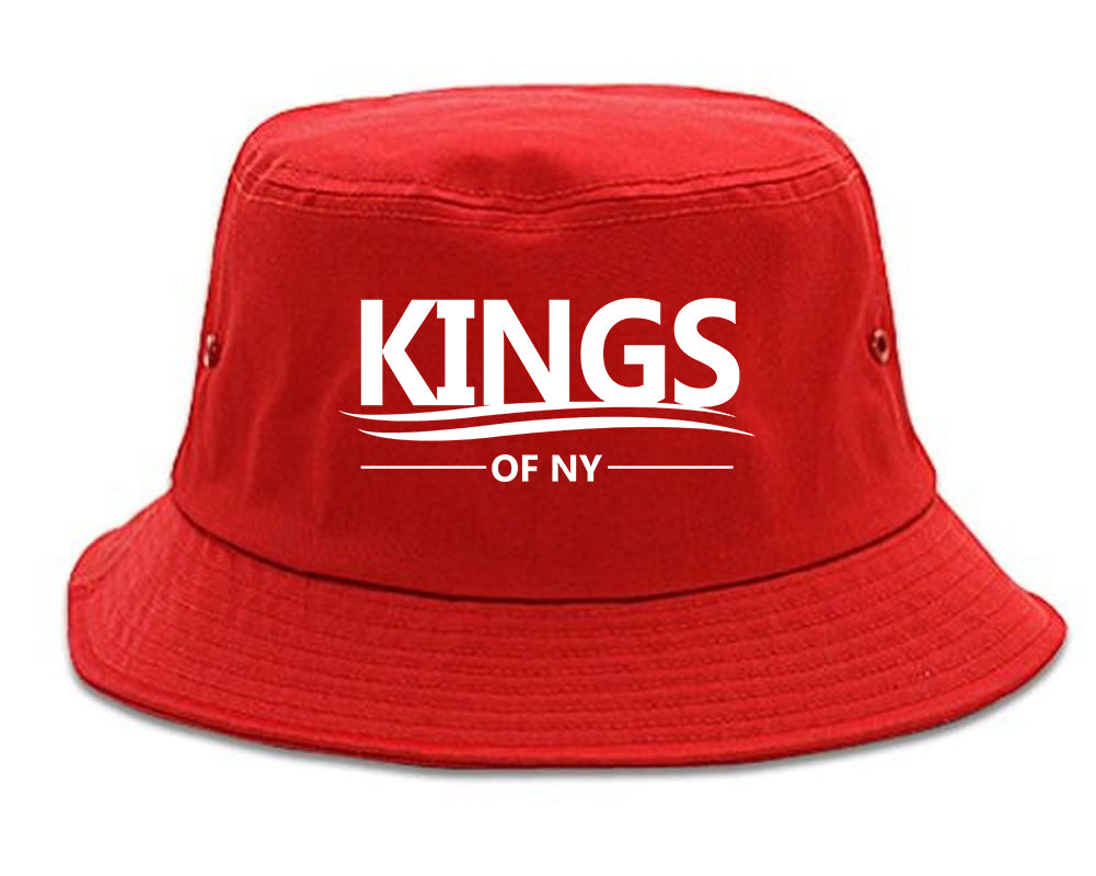 Kings Of NY Campaign Logo Red Bucket Hat