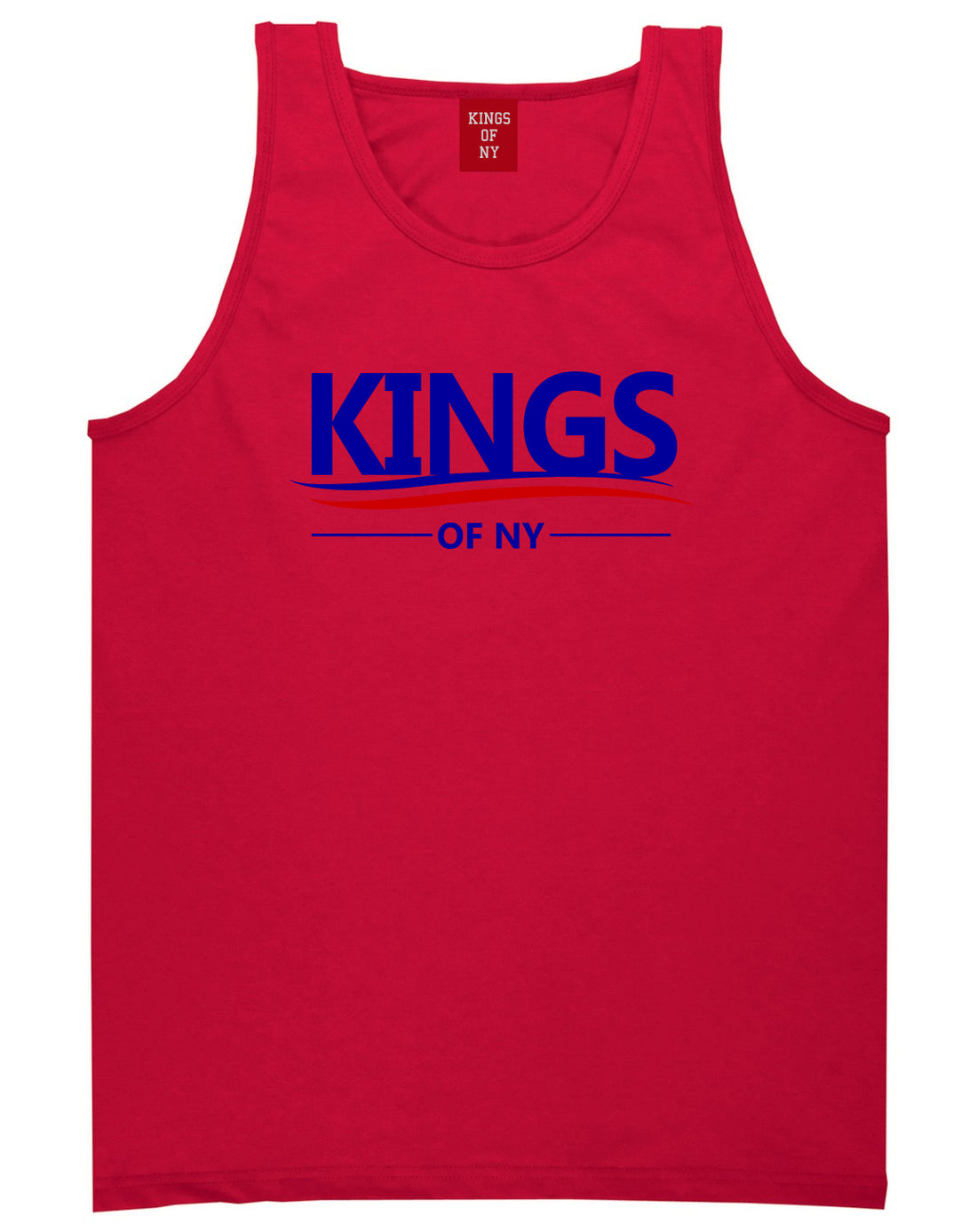 Kings Of NY Campaign Logo Tank Top Shirt in Red
