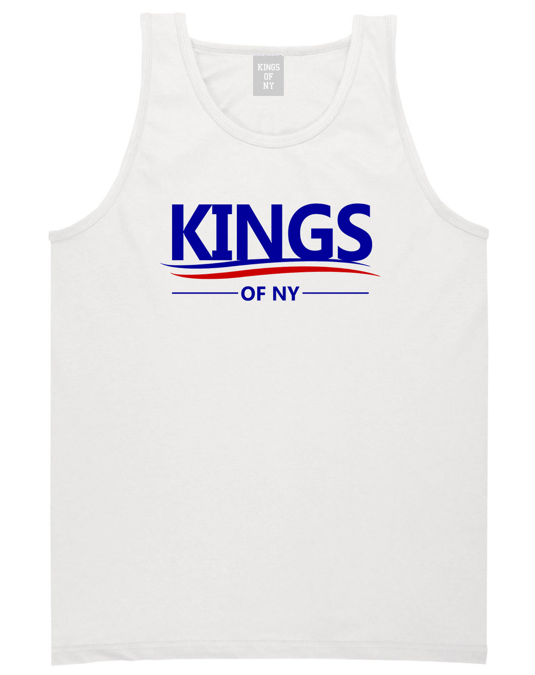 Kings Of NY Campaign Logo Tank Top Shirt in White