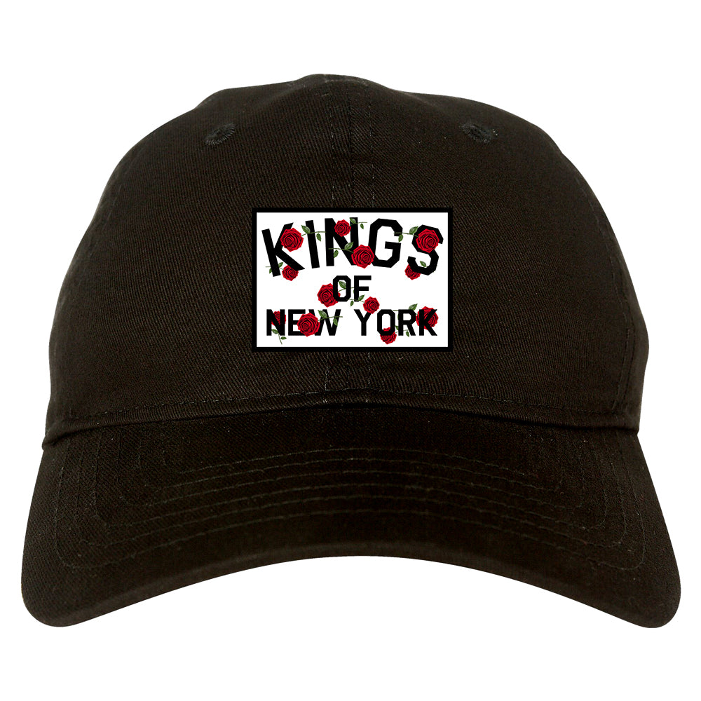 Kings Of New York Rose Garland Black Dad Hat