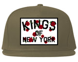 Kings Of New York Rose Garland Grey Snapback Hat