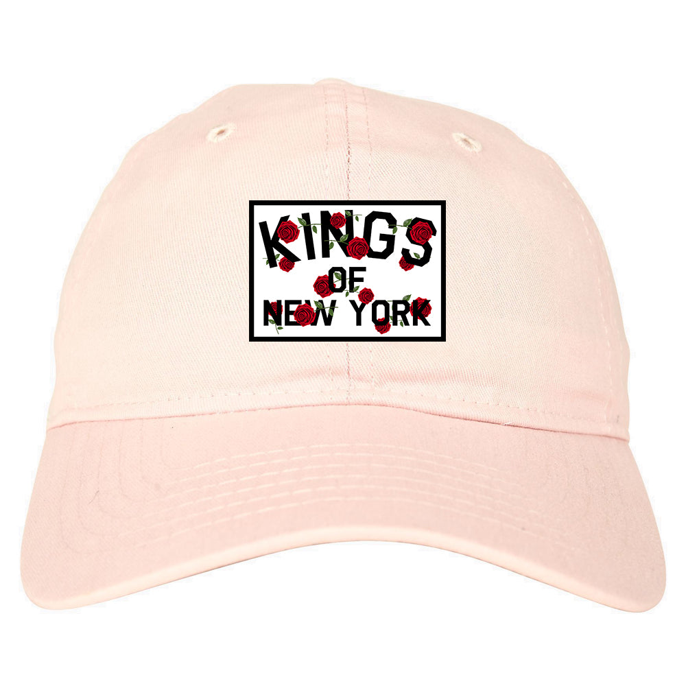 Kings Of New York Rose Garland Pink Dad Hat