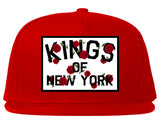 Kings Of New York Rose Garland Red Snapback Hat