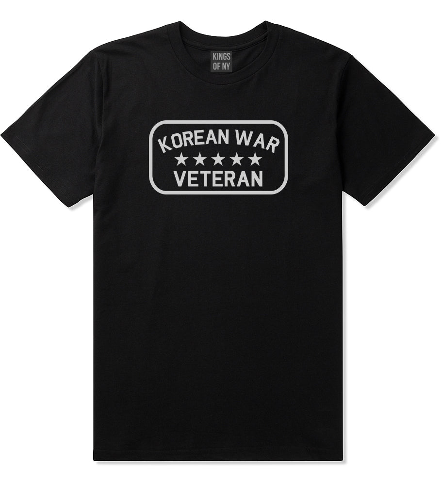 Korean War Veteran Mens T Shirt Black