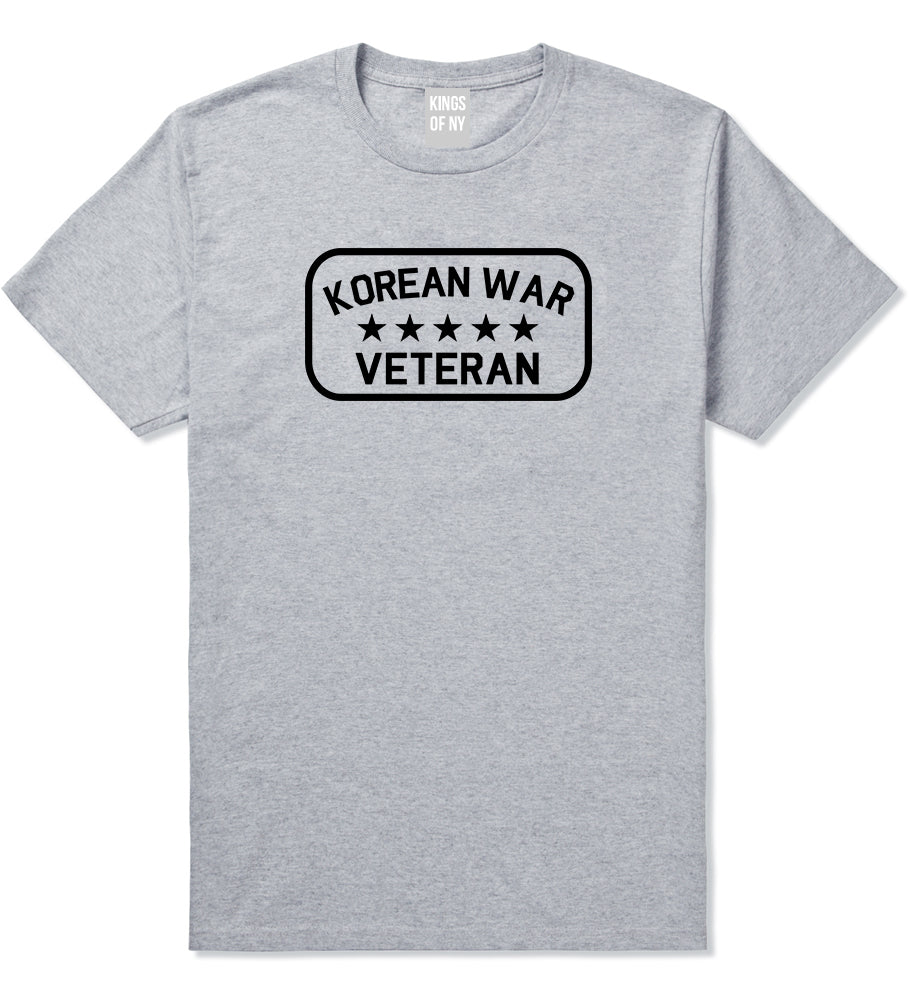 Korean War Veteran Mens T Shirt Grey