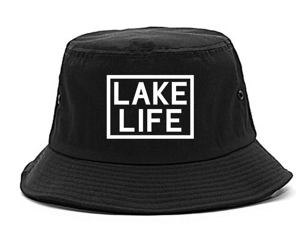 Lake Life Box Mens Snapback Hat Black