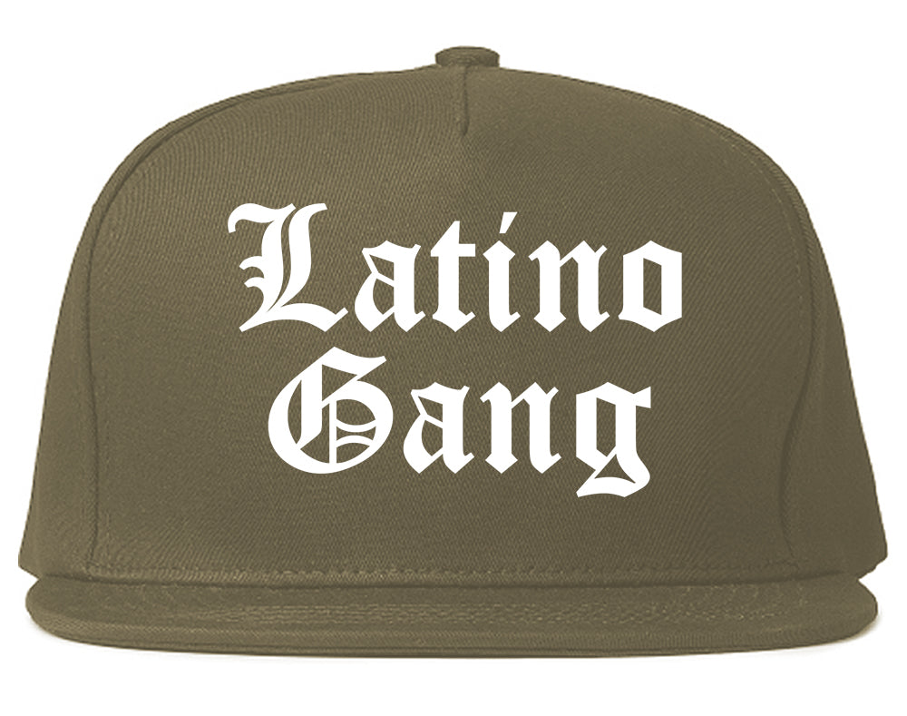 Latino Gang Mens Snapback Hat Grey