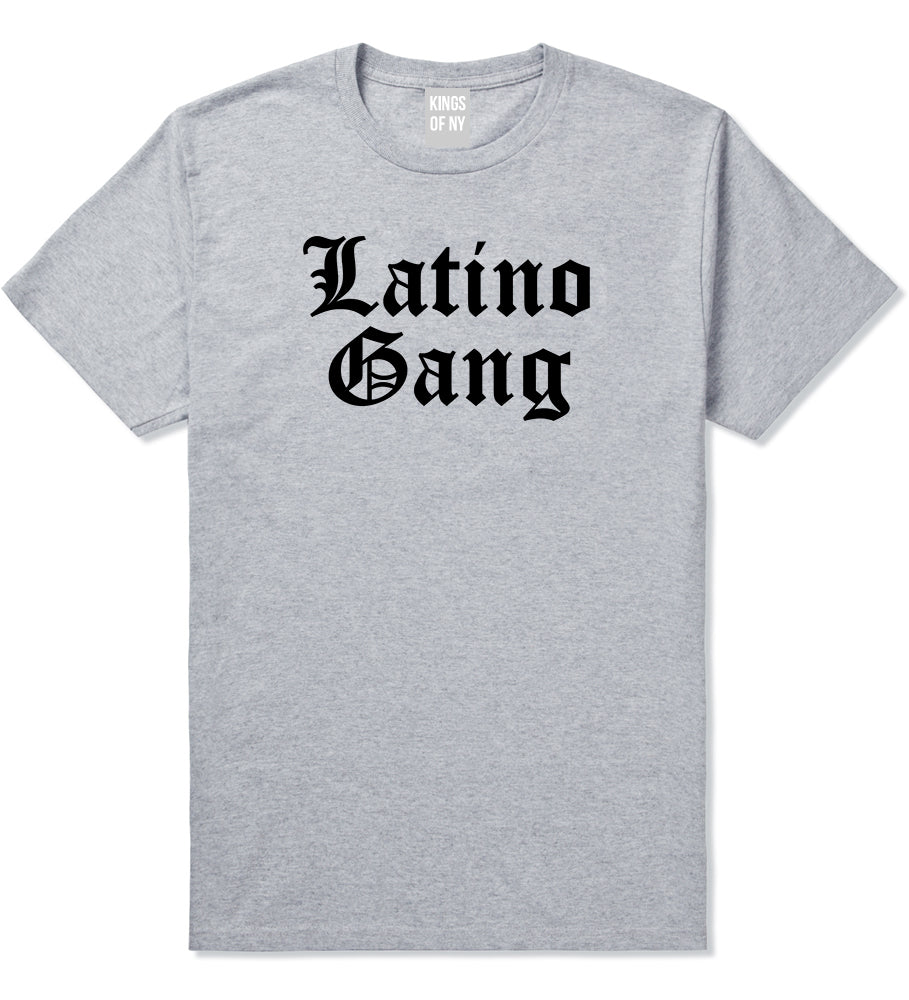 Latino Gang Mens T-Shirt Grey by Kings Of NY