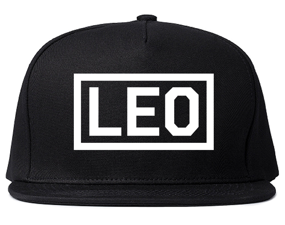 Leo_Horoscope_Sign Black Snapback Hat