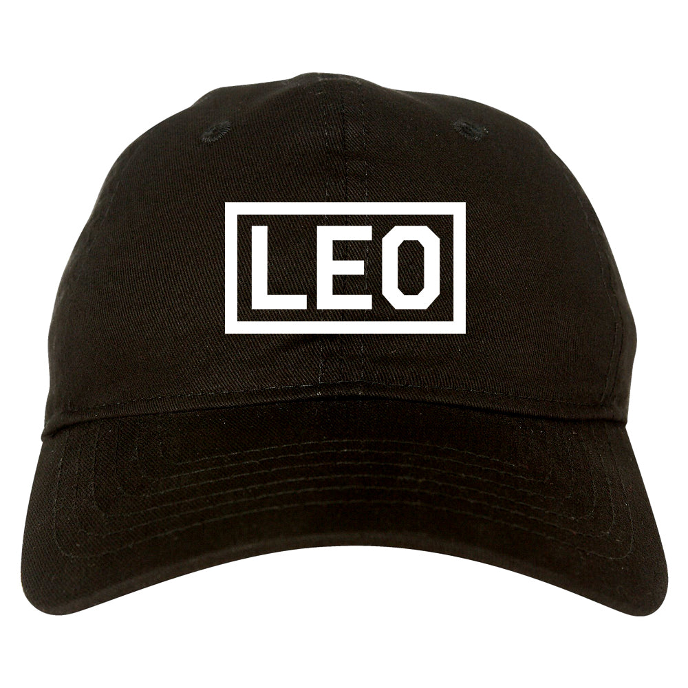 Leo_Horoscope_Sign Black Dad Hat