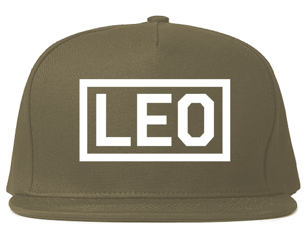 Leo_Horoscope_Sign Grey Snapback Hat