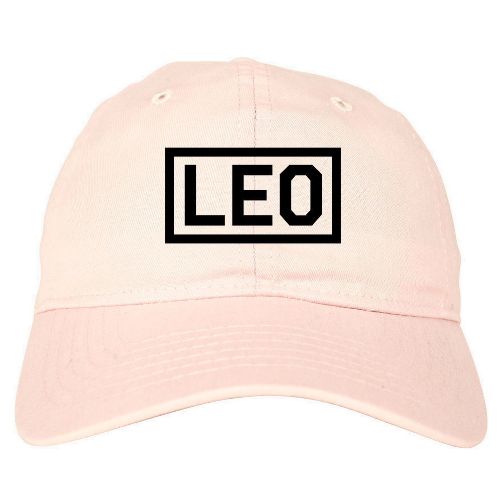 Leo_Horoscope_Sign Pink Dad Hat