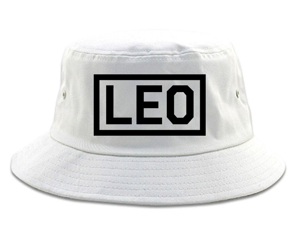 Leo_Horoscope_Sign White Bucket Hat