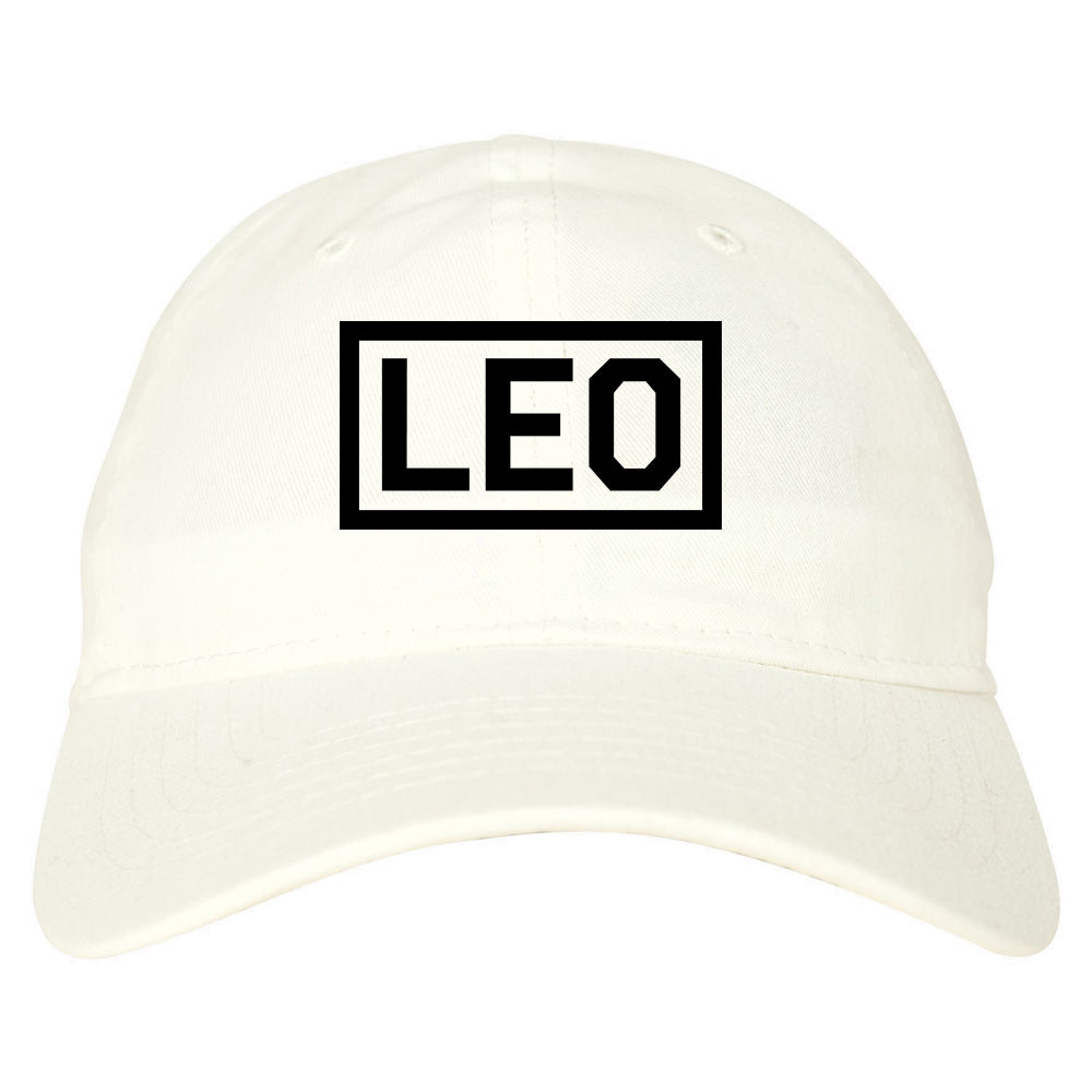 Leo_Horoscope_Sign White Dad Hat