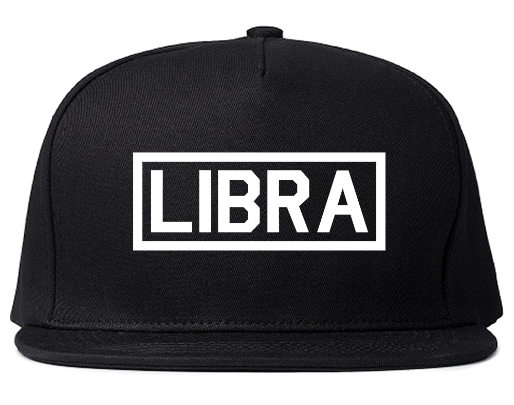 Libra_Horoscope_Sign Black Snapback Hat