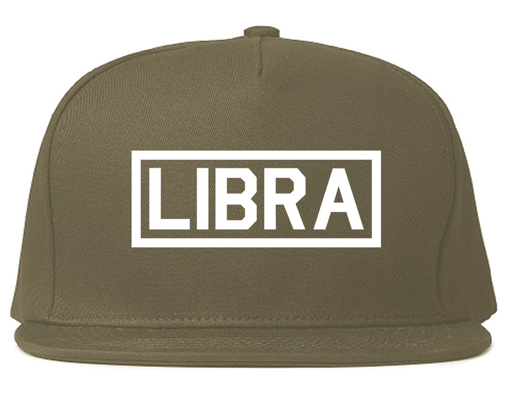 Libra_Horoscope_Sign Grey Snapback Hat