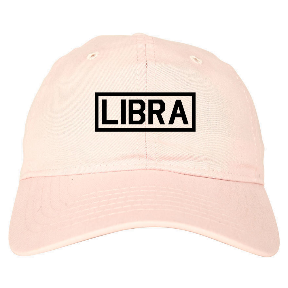 Libra_Horoscope_Sign Pink Dad Hat