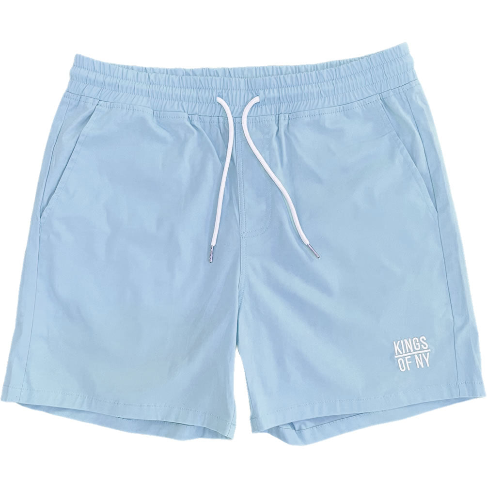 Light blue khaki shorts best sale