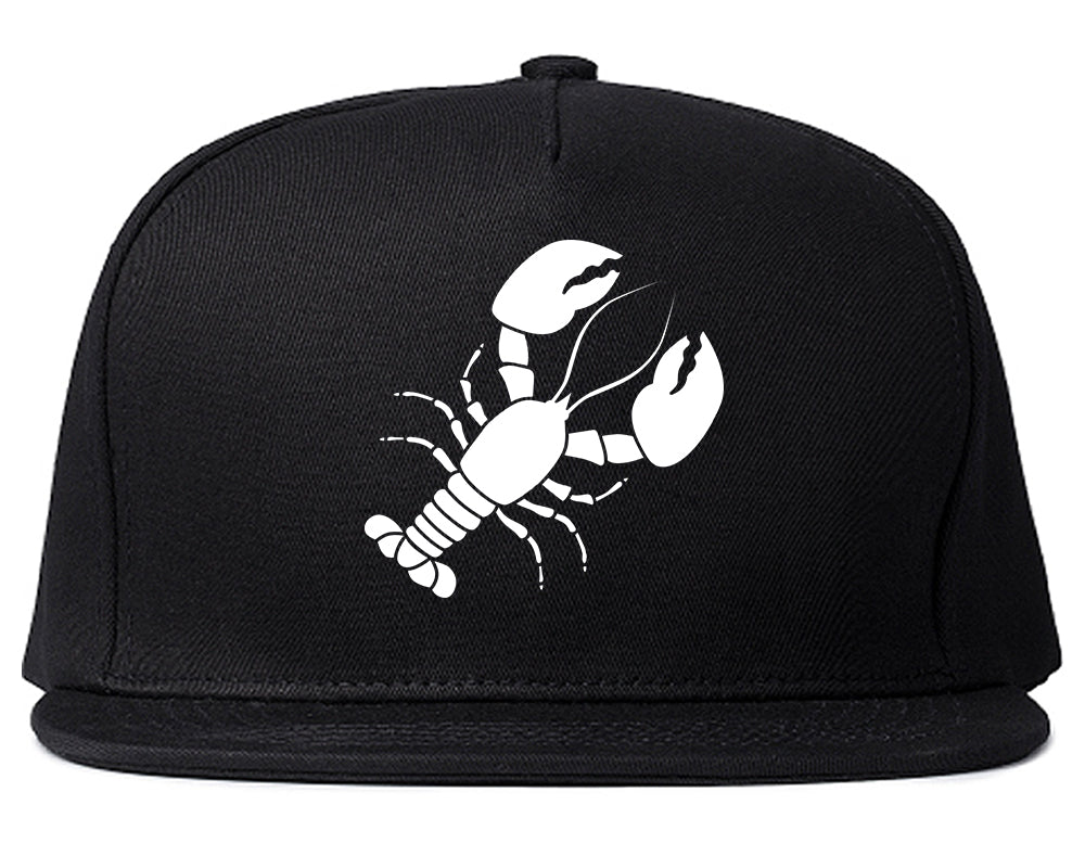 Lobster Mens Snapback Hat Black