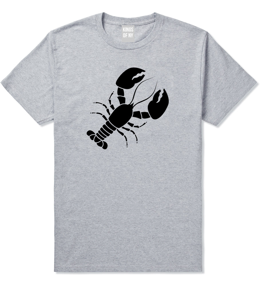 Lobster Mens T-Shirt Grey by Kings Of NY