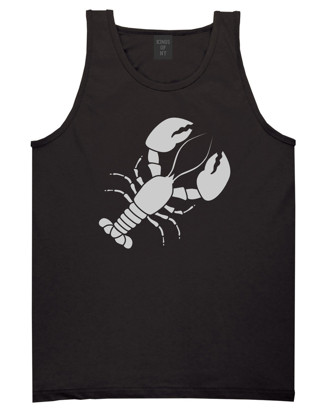 Lobster Mens Tank Top Shirt Black by Kings Of NY