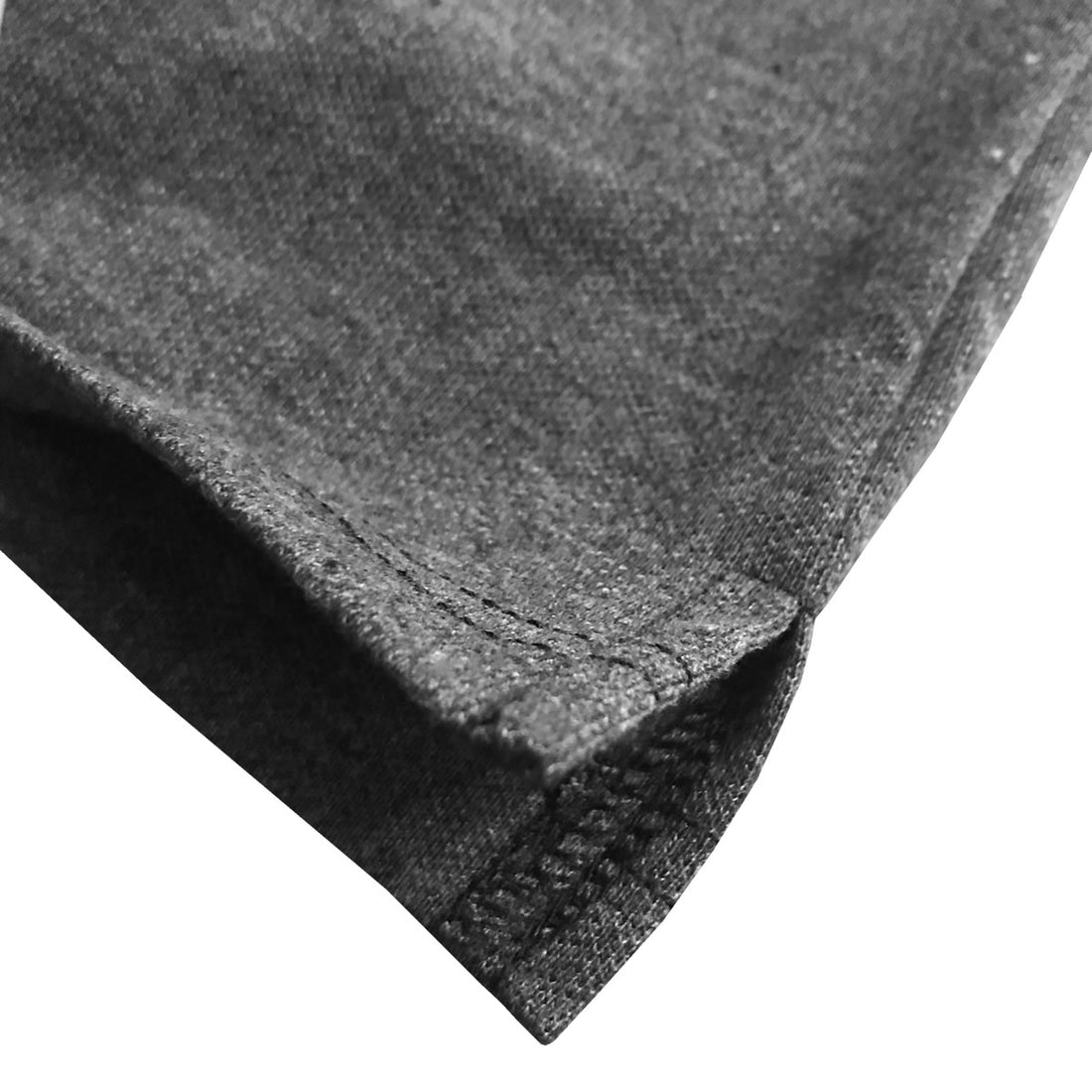 Dark Grey Classic Pique Long Sleeve Polo Shirt Side Vents