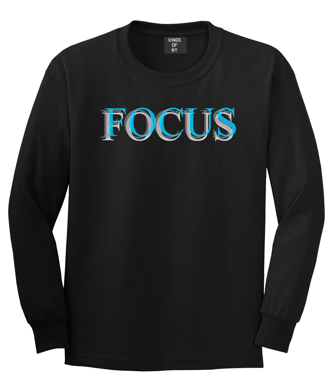 Losing Focus Mens Long Sleeve T-Shirt Black