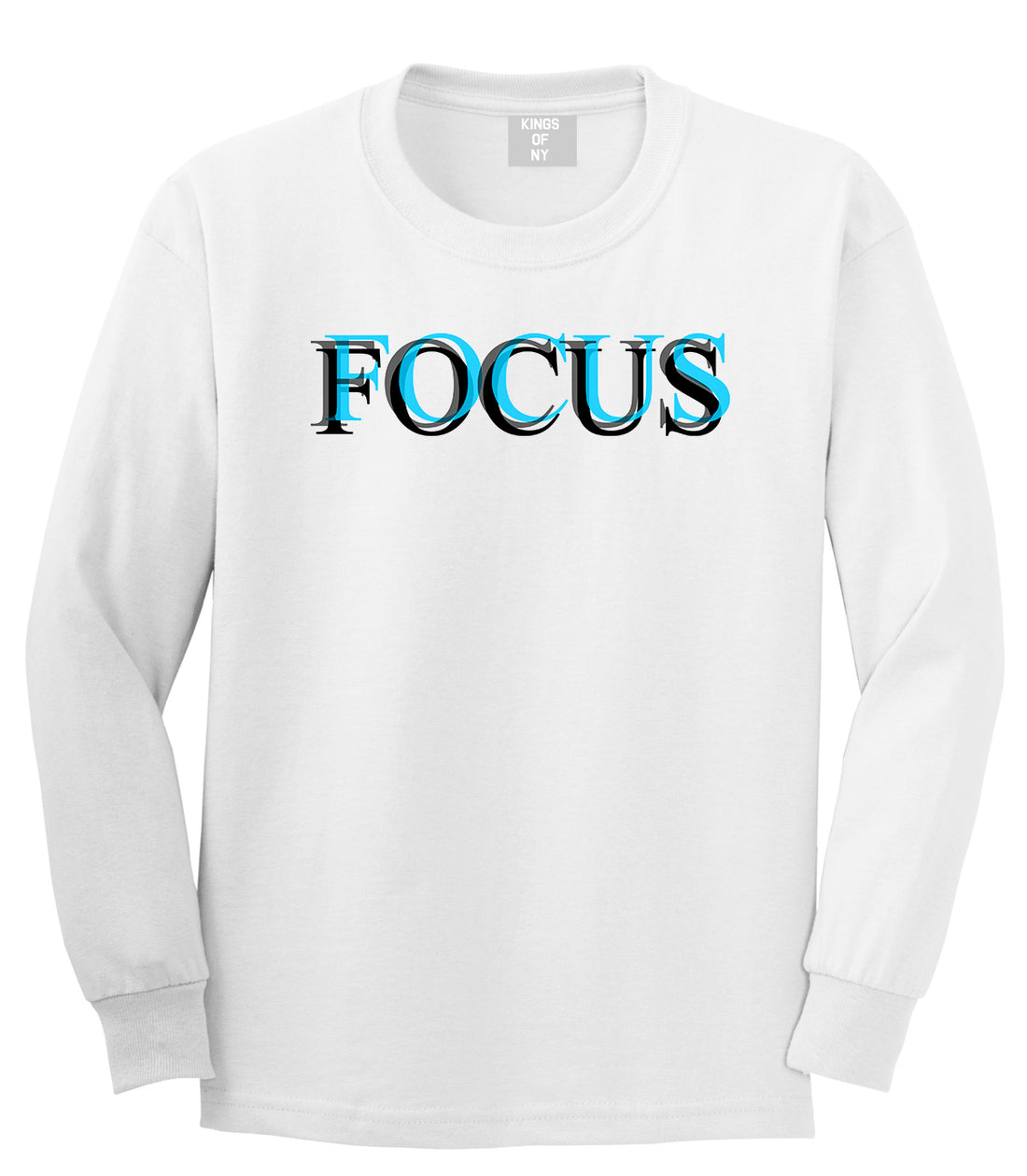 Losing Focus Mens Long Sleeve T-Shirt White