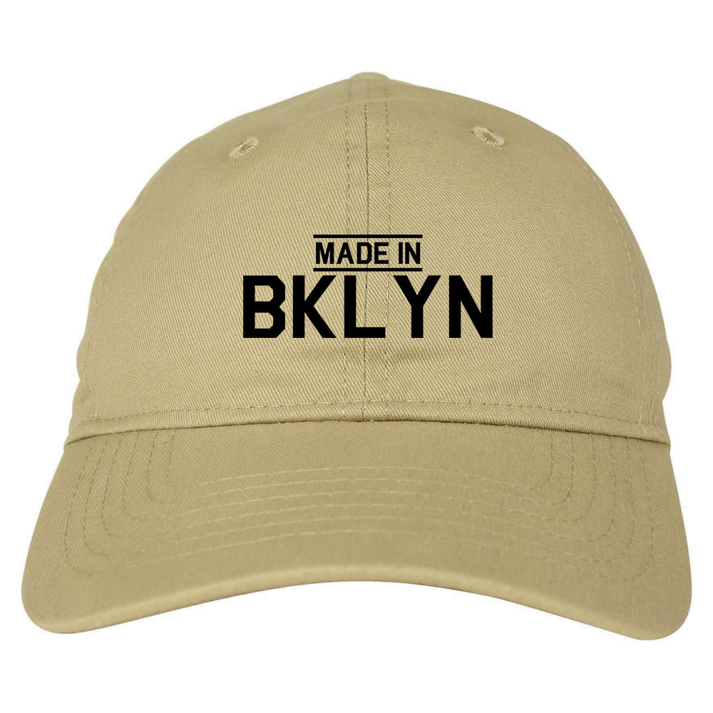 Made In BKLYN Brooklyn Mens Dad Hat Tan