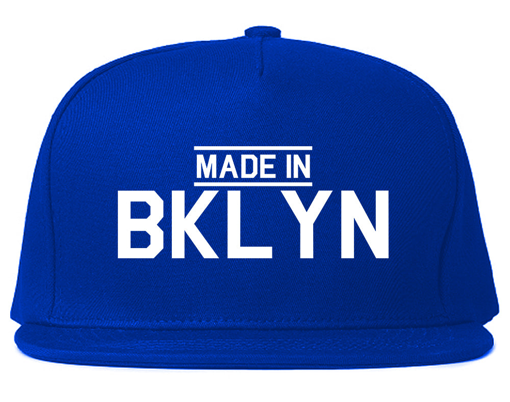 Made In BKLYN Brooklyn Mens Snapback Hat Royal Blue