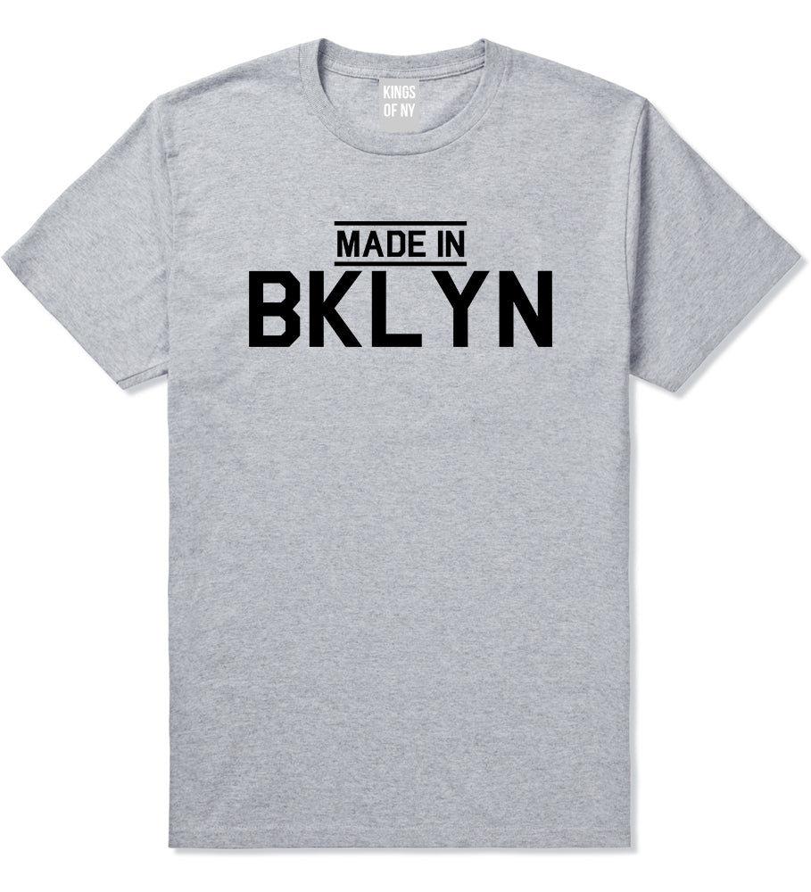 Made In BKLYN Brooklyn Mens T-Shirt Grey