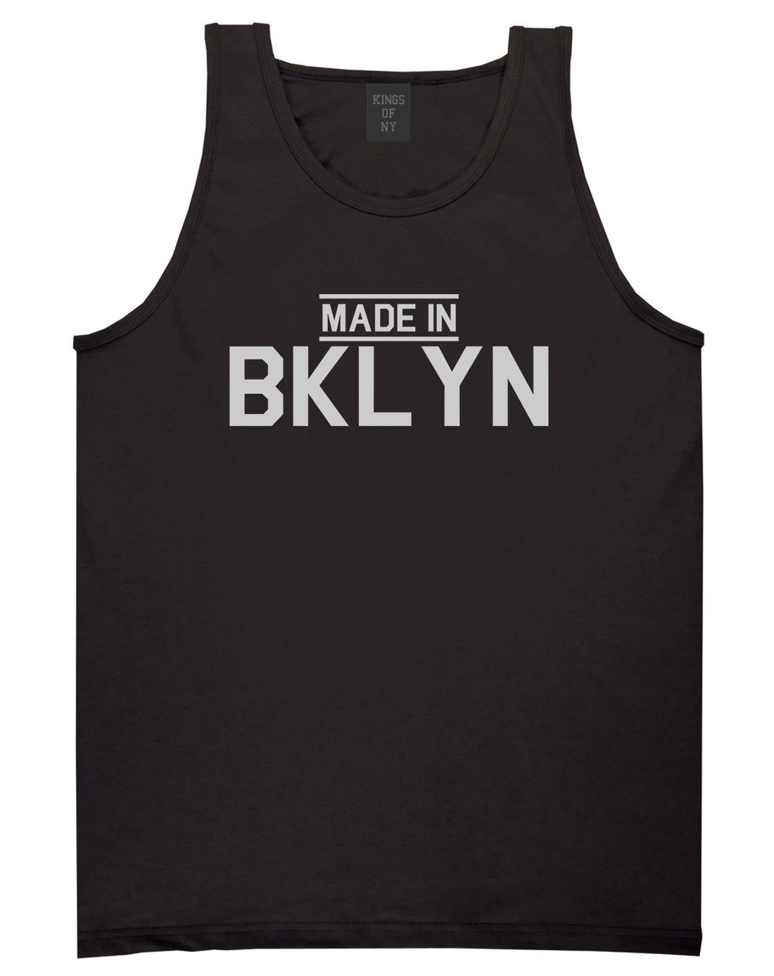 Made In BKLYN Brooklyn Mens Tank Top T-Shirt Black