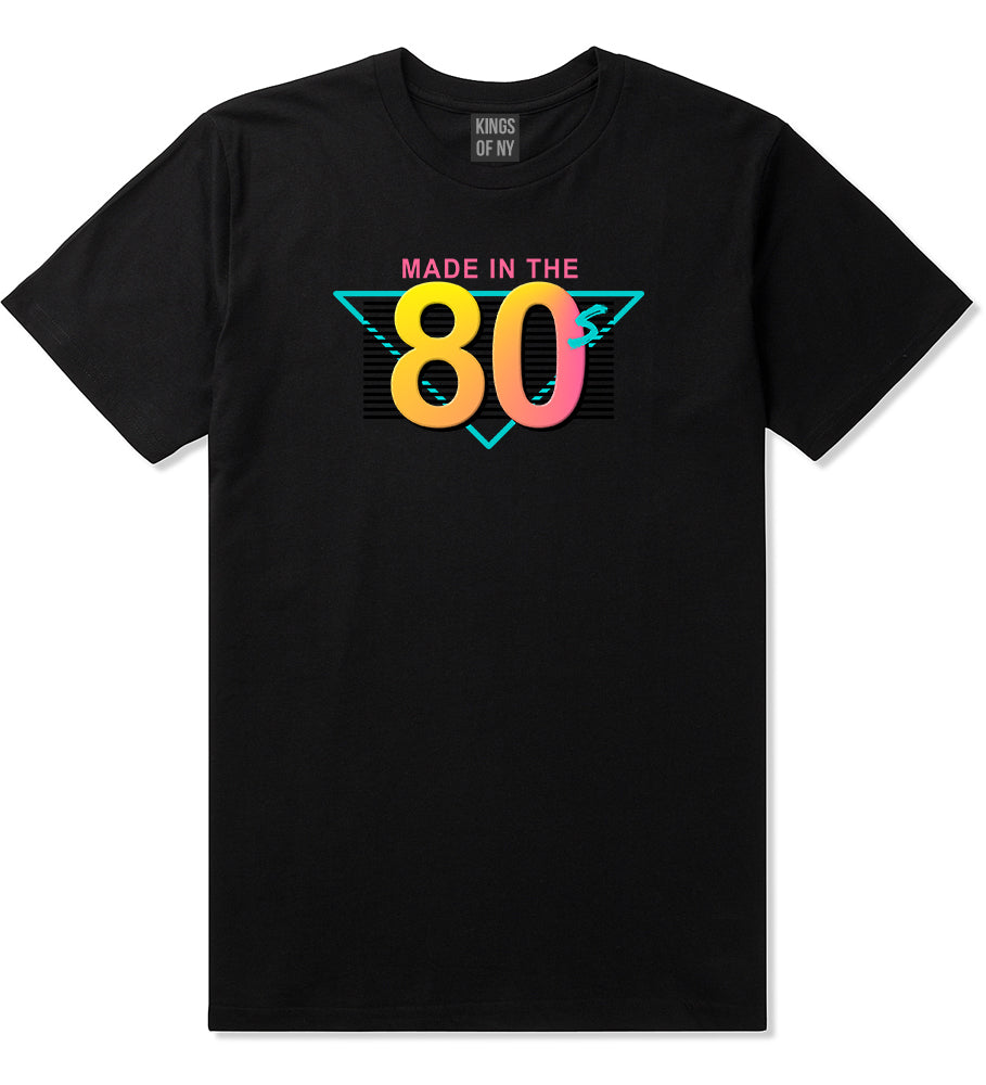 Made In The 80s Retro Mens T-Shirt Black by Kings Of NY